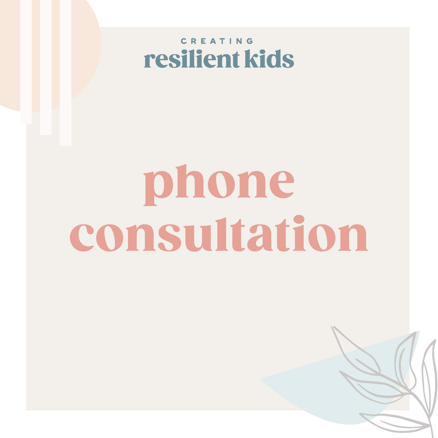 Phone Consultation